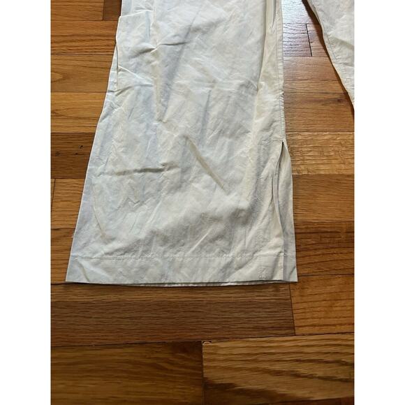 Kal Rieman Pull On Pants Nylon Blend Light Gray Size Small Straight Leg Italy - Picture 2 of 8